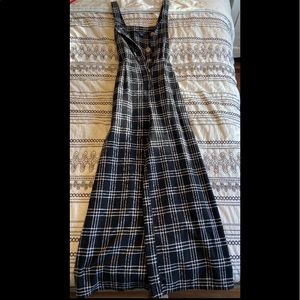 Black & White Stripped Jumpsuit